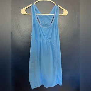 lululemon run swiftly dress with silveresent details